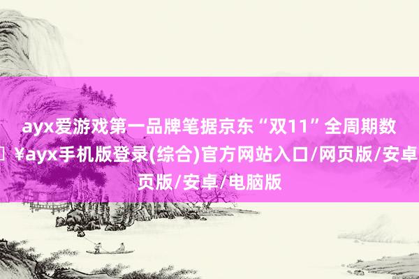 ayx爱游戏第一品牌笔据京东“双11”全周期数据-🔥ayx手机版登录(综合)官方网站入口/网页版/安卓/电脑版